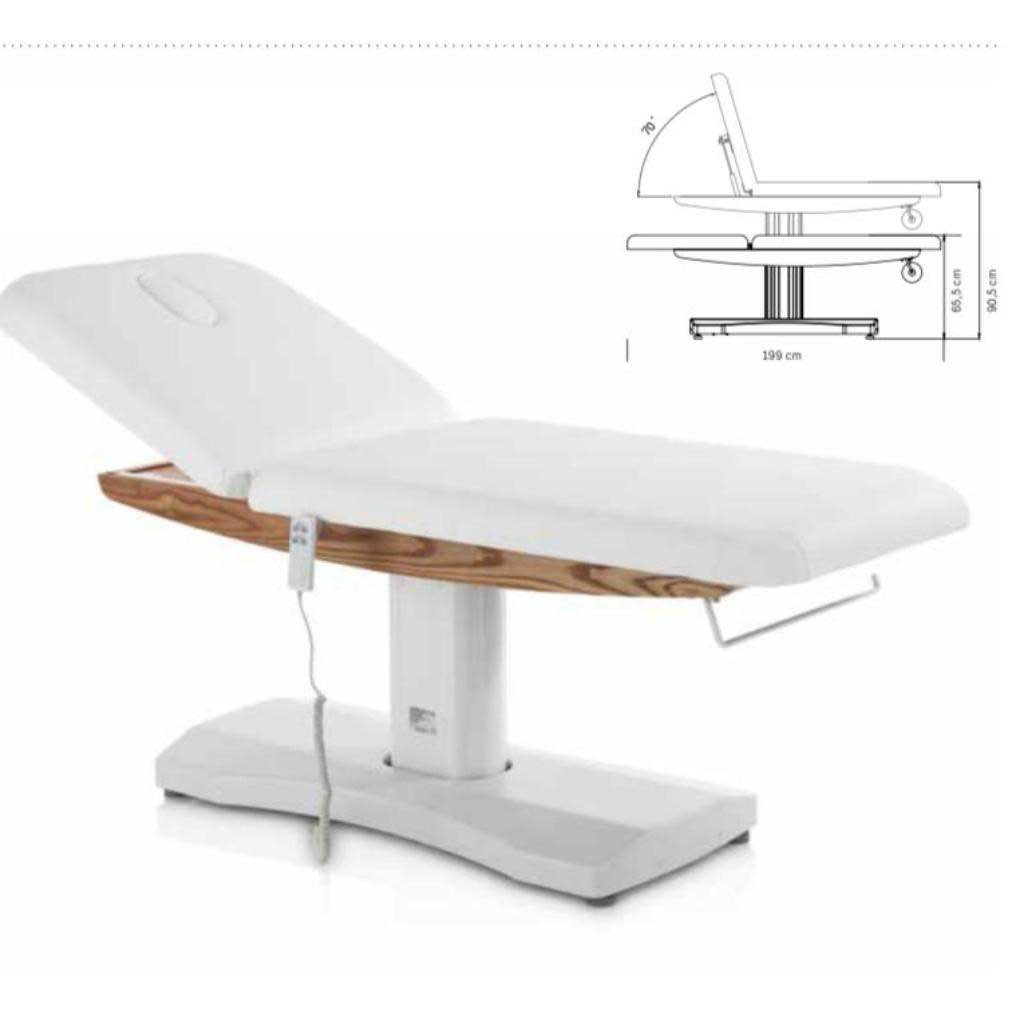 Lettino Spa Elettrico con Finiture in Legno
