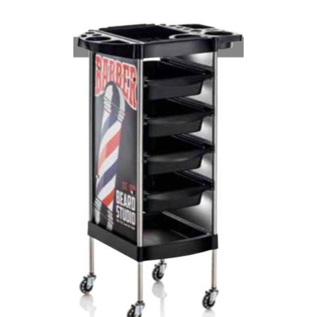 Carrello professionale barbiere