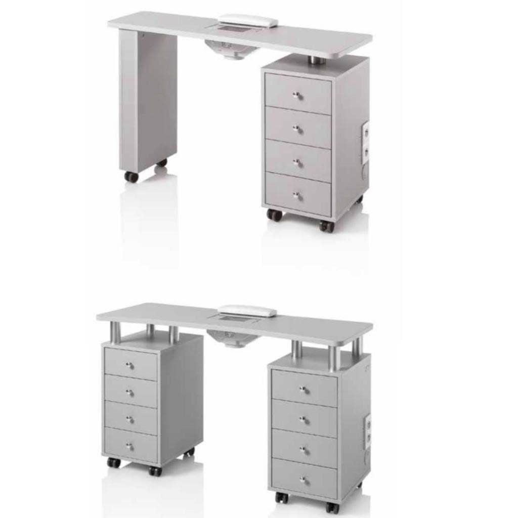 Tavolo professionale per manicure con cassetti
