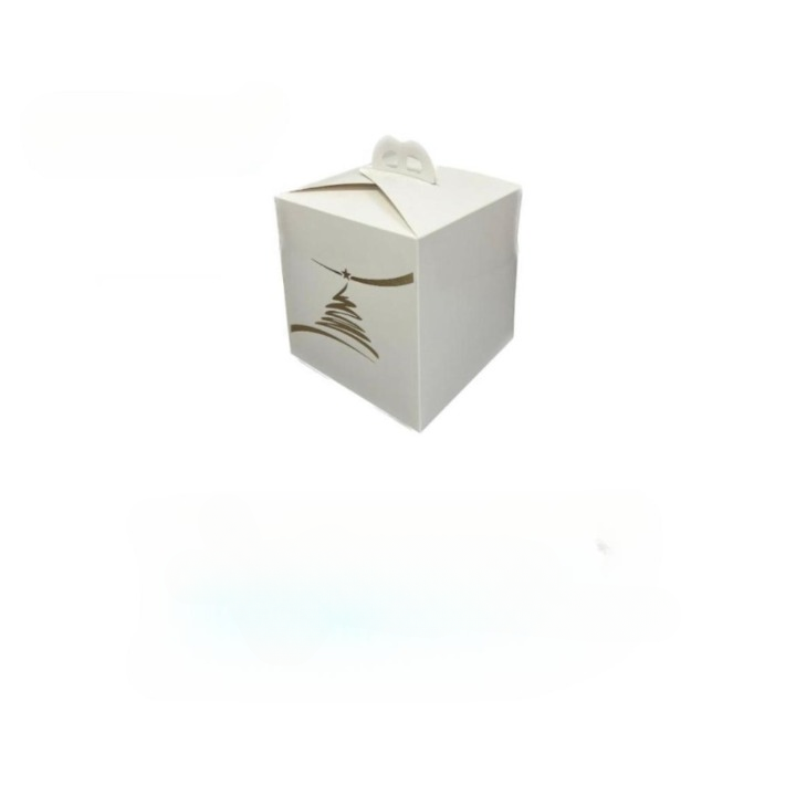 Scatolo Panettone Alto Bianco
