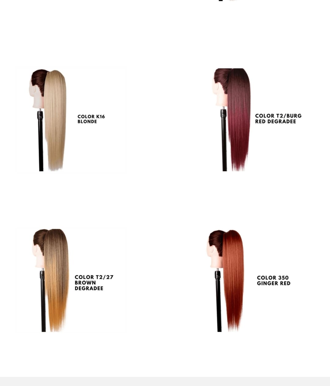 coda per capelli economica , diverse colorazioni Angen CosmCart