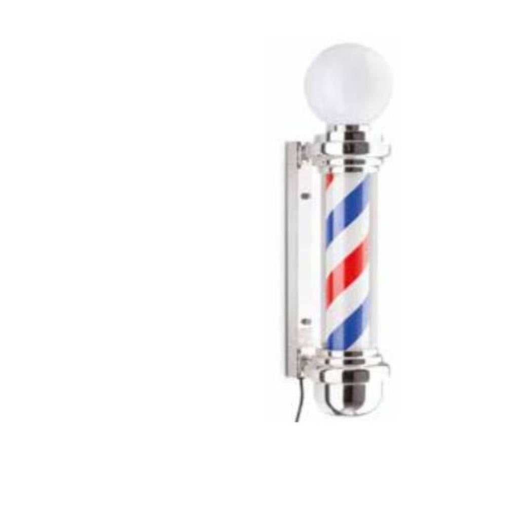 Insegna luminosa Barber Pole con globo superiore